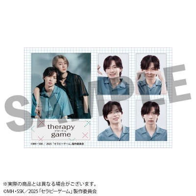 【グッズ-ステッカー】セラピーゲーム 証明写真風ステッカー 生嶋静真