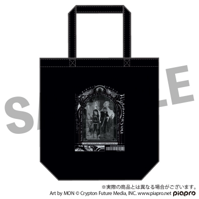 【グッズ-バッグ】VOCALOID STEAKA 『ヲチラレ』 初音ミク × オバケン Afterparty 目目目デザイントートバッグ