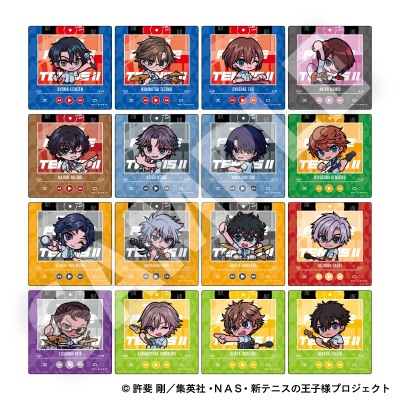【グッズ-カード】新テニスの王子様 トレーディングデフォルメスクエアカード(1パック2枚入り) 全16種