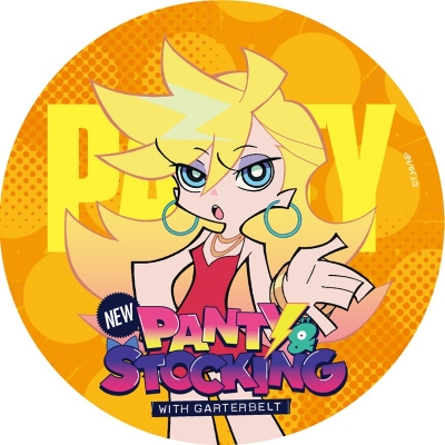 【グッズ-コースター】New PANTY & STOCKING with GARTERBELT ラバーコースター パンティ