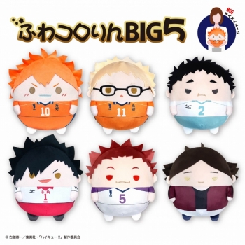 グッズ-ぬいぐるみ】ハイキュー!! HQ-96 ふわコロりんBIG5 E：天童覚 