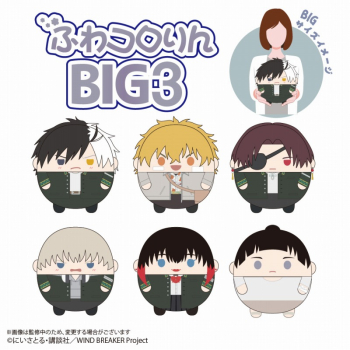 グッズ-ぬいぐるみ】WIND BREAKER ふわコロりんBIG3A：桜 遥 | アニメイト
