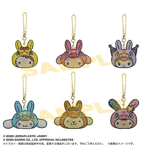 【グッズ-マスコット】Rody×サンリオキャラクターズ ジュエリーマスコット