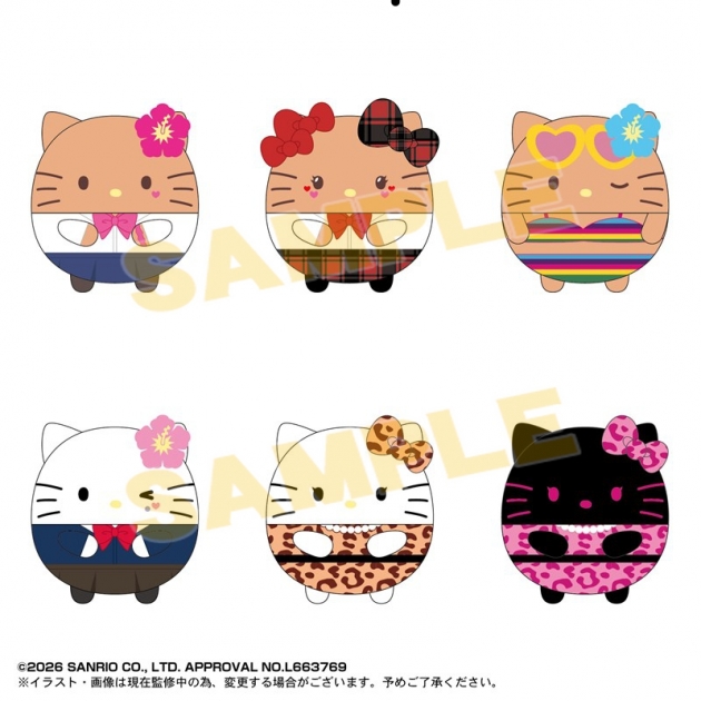 【グッズ-マスコット】サンリオキャラクターズ ふわコロりん9