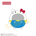 【グッズ-カバーホルダー】サンリオキャラクターズ ふわコロりん きせかえ着ぐるみ ハローキティの画像