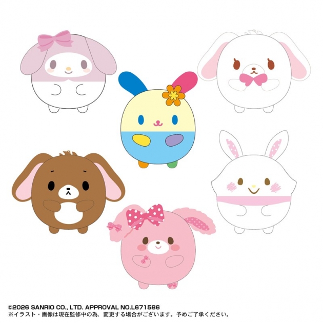 【グッズ-マスコット】サンリオキャラクターズ ふわコロりん10