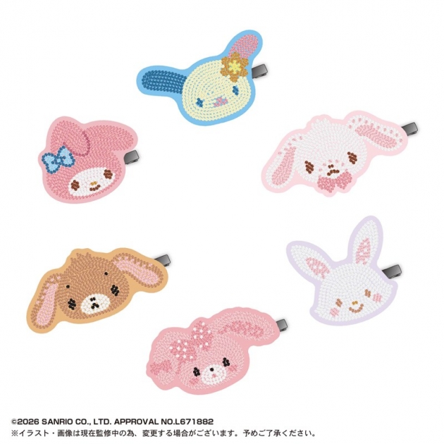 【グッズ-クリップ】サンリオキャラクターズ ジュエリークリップ3
