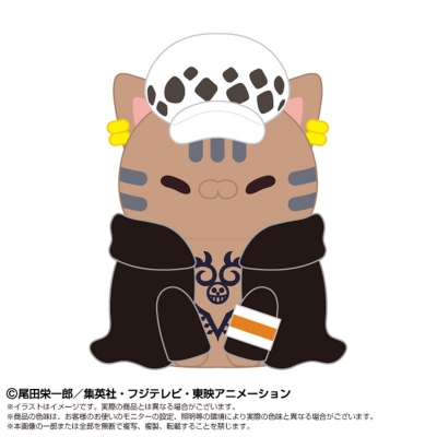 【グッズ-ぬいぐるみ】ONE PIECE Chibiぬいぐるみ×MEGA CAT PROJECTニャンピースニャーン! トラファルガー・ロー
