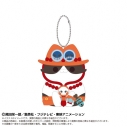 【グッズ-マスコット】ONE PIECE Chibiぬいマスコット×MEGA CAT PROJECTニャンピースニャーン! ポートガス・D・エースの画像