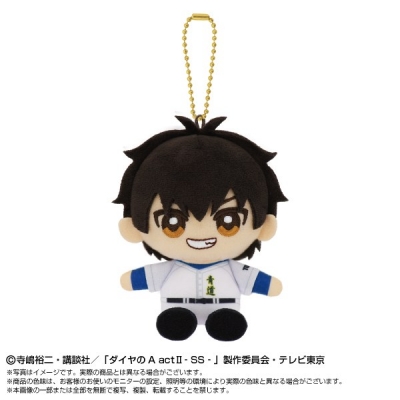 【グッズ-マスコット】ダイヤのA actⅡ-Second Season- Chibiぬいおすわりマスコット 沢村 栄純