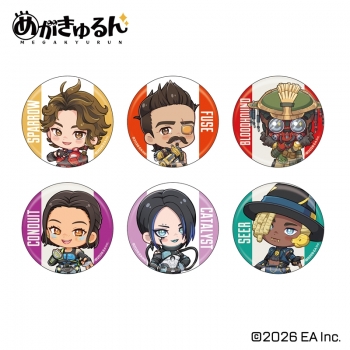 グッズ-バッチ】Apex Legends めがきゅるん トレーディング缶バッジ 