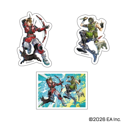 【グッズ-ステッカー】Apex Legends Amigo&Amico ダイカットステッカー【アニメイト先行販売】