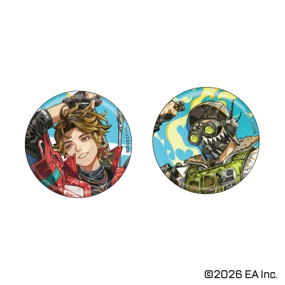 【グッズ-バッチ】Apex Legends Amigo&Amico 缶バッジ【アニメイト先行販売】