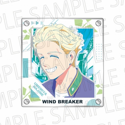 【グッズ-置きもの】WIND BREAKER 3連アクリルミラープレート(ポップカラー) 梅宮一