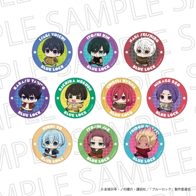 【グッズ-バッチ】TVアニメ『ブルーロック』 ぷちてく トレーディングカンバッジ