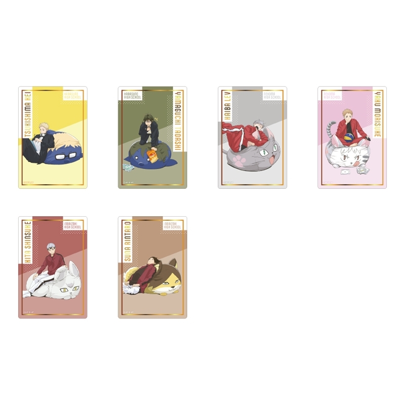 【グッズ-カード】ハイキュー!! 描き下ろしトレーディング箔押しクリアカード JF2025Ver. 【全6種】