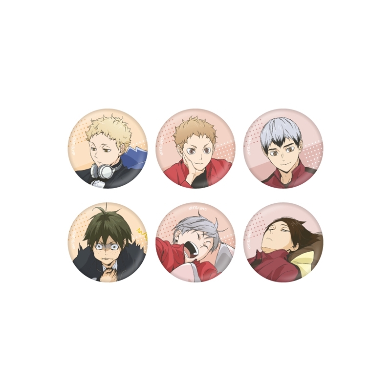 【グッズ-バッチ】ハイキュー!! 描き下ろしトレーディング缶バッジ JF2025Ver. 【全6種】