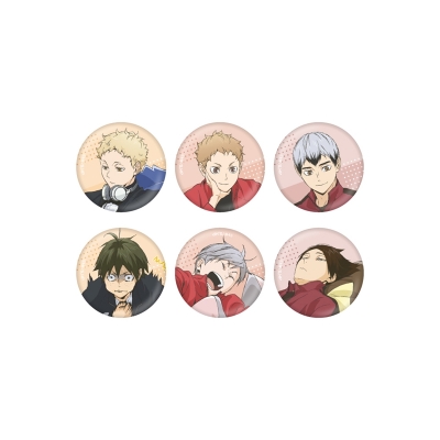 【グッズ-バッチ】ハイキュー!! 描き下ろしトレーディング缶バッジ JF2025Ver. 【全6種】