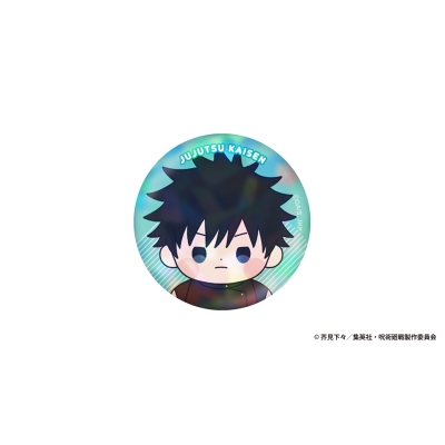 【グッズ-バッチ】アニメ『呪術廻戦』5周年 もっちび ホログラム缶バッジ 伏黒 恵