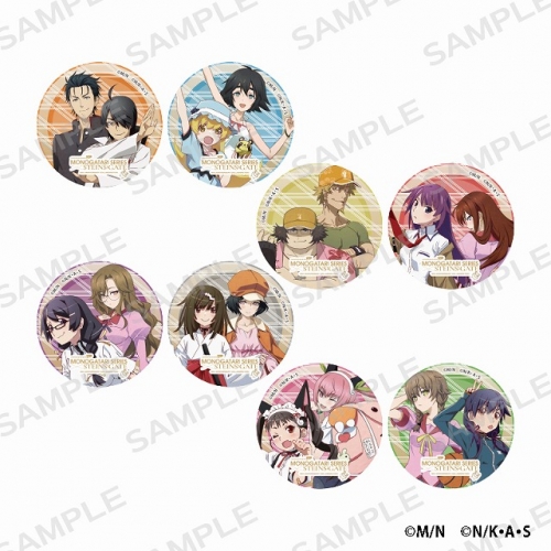 グッズ-バッチ】化物語×STEINS;GATE ホログラムトレーディングBIG缶 