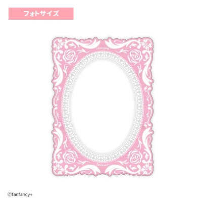 【グッズ-カードケース】fanfancy+ 硬質カードケース フォトサイズ オールドローズレース ピンク【アフターAGF2024】
