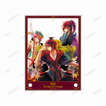 グッズ-置きもの】マギ 練紅炎&練紅明&練紅覇 A6アクリルパネル 
