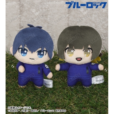 【グッズ-ぬいぐるみ】TVアニメ『ブルーロック』 潔 世一&蜂楽 廻 ちょこんと!ぬいぐるみマスコットセット