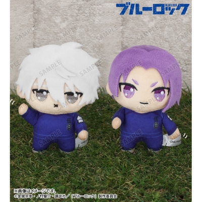 【グッズ-ぬいぐるみ】TVアニメ『ブルーロック』 凪 誠士郎&御影 玲王 ちょこんと!ぬいぐるみマスコットセット