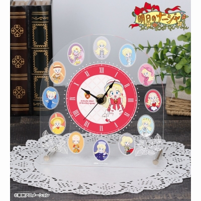 【グッズ-時計】明日のナージャ ナージャ エンディングイラストアクリルスタンド時計