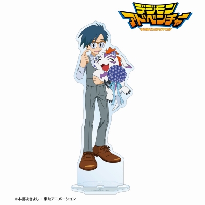 【グッズ-スタンドポップ】デジモンアドベンチャー 描き下ろし 城戸丈&ゴマモン 25th Anniversary ver. BIGアクリルスタンド