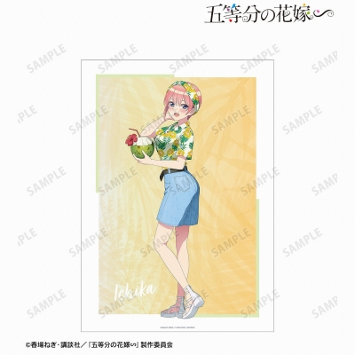 【グッズ-ポスター】五等分の花嫁∽ 描き下ろし 中野一花 アロハシャツver. A3マット加工ポスター【アニメイト先行販売】