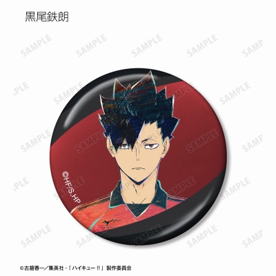 【グッズ-バッチ】ハイキュー!! トレーディング Ani-Art 第6弾 メタリック缶バッジ【アニメイト特典付】