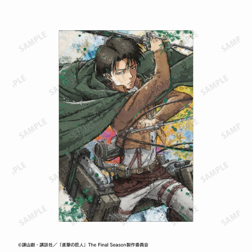 進撃の巨人 WIT STUDIO 美味しくっ エレン リヴァイ ブロマイド 