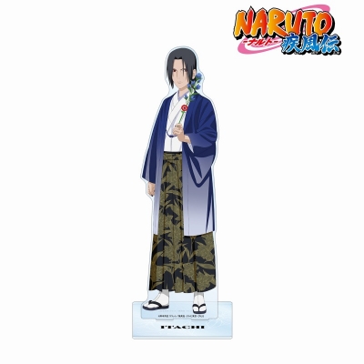 【グッズ-スタンドポップ】NARUTO-ナルト- 疾風伝 描き下ろし うちはイタチ 特大アクリルスタンド <うちはサスケ バースデーver.>【アニメイト先行販売】