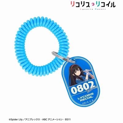 【グッズ-キーホルダー】TVアニメ「リコリス・リコイル」 描き下ろし 井ノ上たきな ハイカラver. ロッカーキー風アクリルキーホルダー