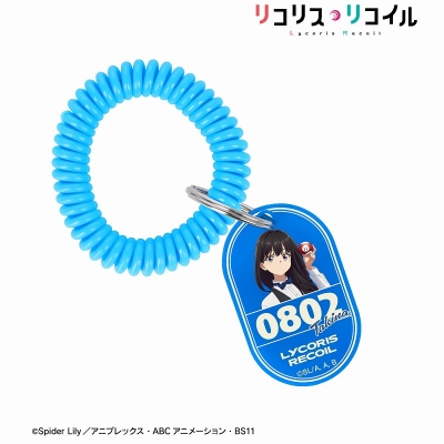 【グッズ-キーホルダー】TVアニメ「リコリス・リコイル」 描き下ろし 井ノ上たきな プレイヤーver. ロッカーキー風アクリルキーホルダー