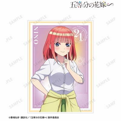 【グッズ-ポスター】五等分の花嫁∽ 描き下ろし 中野二乃 衣装交換ver. 第2弾 A3マット加工ポスター