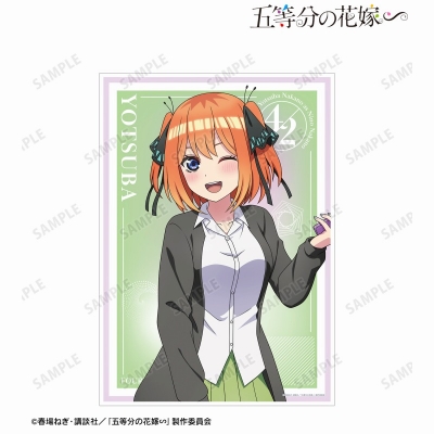 【グッズ-ポスター】五等分の花嫁∽ 描き下ろし 中野四葉 衣装交換ver. 第2弾 A3マット加工ポスター