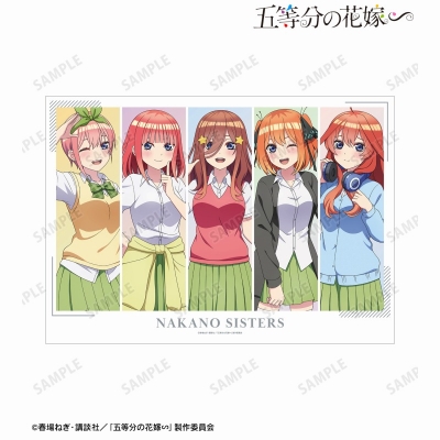 【グッズ-ポスター】五等分の花嫁∽ 描き下ろし 集合 衣装交換ver. 第2弾 A3マット加工ポスター