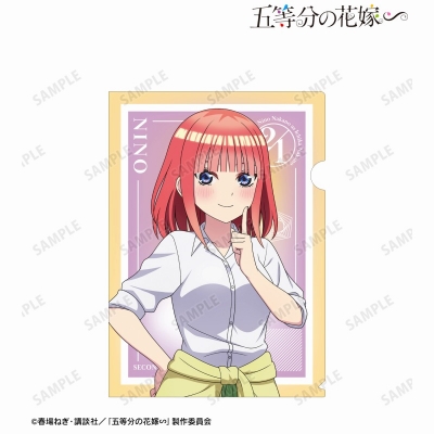 【グッズ-クリアファイル】五等分の花嫁∽ 描き下ろし 中野二乃 衣装交換ver. 第2弾 クリアファイル