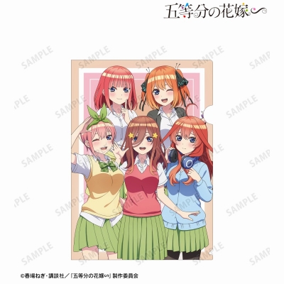 【グッズ-クリアファイル】五等分の花嫁∽ 描き下ろし 集合 衣装交換ver. 第2弾 クリアファイル