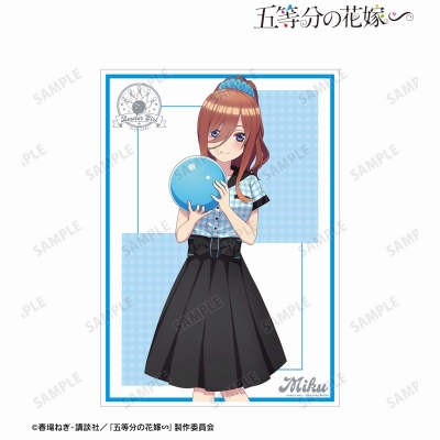【グッズ-ポスター】五等分の花嫁∽ 描き下ろし 中野三玖 ボウラーガールver. A3マット加工ポスター