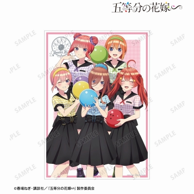 【グッズ-ポスター】五等分の花嫁∽ 描き下ろし 集合 ボウラーガールver. A3マット加工ポスター