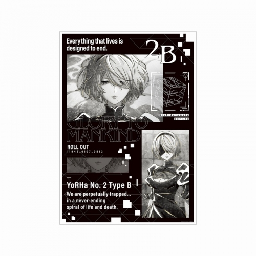 グッズ-ポスター】アニメ「NieR:Automata Ver1.1a」 2B Ani-Art BLACK  