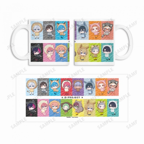 グッズ-マグカップ】B-PROJECT ～熱烈＊ラブコール～ ちびキャラ 集合 