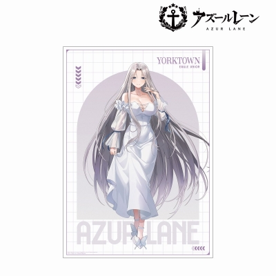 【グッズ-ポスター】アズールレーン 描き起こし ヨークタウン サマーファッションver. A3マット加工ポスター