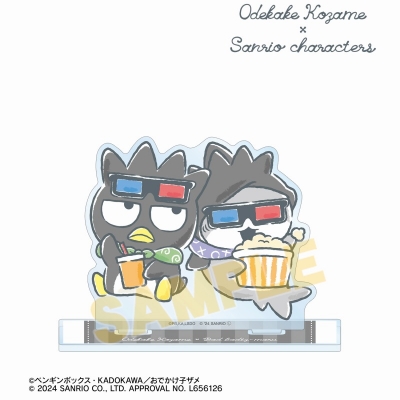 【グッズ-スタンドポップ】おでかけ子ザメ×サンリオキャラクターズ おでかけ子ザメ×バッドばつ丸 BIGアクリルスタンド