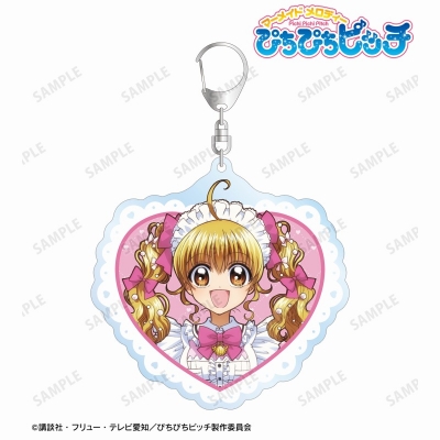 【グッズ-キーホルダー】アニメ「ぴちぴちピッチ」 描き下ろし 七海 るちあ メイドver. BIGアクリルキーホルダー