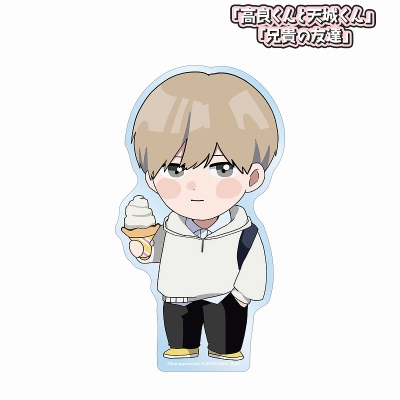 【グッズ-ステッカー】「高良くんと天城くん」「兄貴の友達」 はなげのまい先生 描き下ろし 高良瞬 ちびキャラ 放課後ver. ダイカットステッカー【アニメイト先行販売】