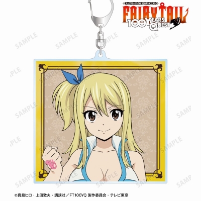 【グッズ-キーホルダー】TVアニメ『FAIRY TAIL 100年クエスト』 ルーシィ・ハートフィリア BIGアクリルキーホルダー
